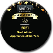 British Hair & Beauty Awards - Gold Winner 2021, Apprentice of the Year
