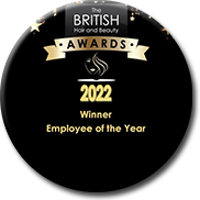British Hair & Beauty Awards - Gold Winner 2022, Employee of the Year