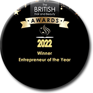 British Hair & Beauty Awards - Gold Winner 2022, Entrepreneur of the Year